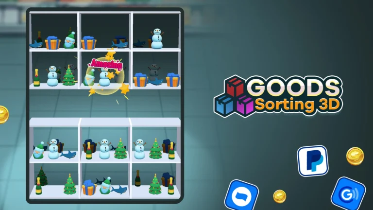 Como Ganhar Dinheiro na Internet: Explorando o Aplicativo de Recompensas “Goods Sorting 3D”