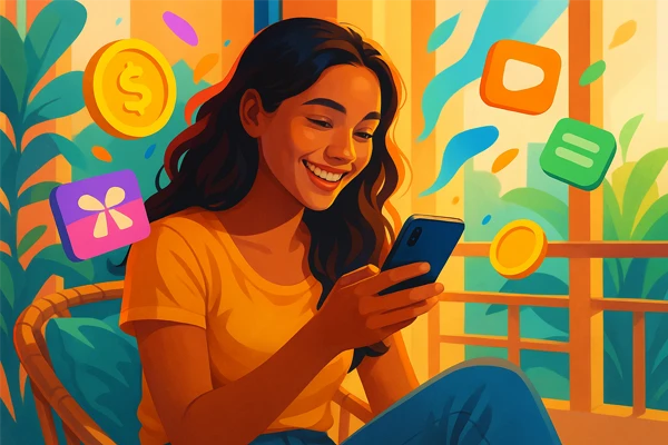 Ganhar Dinheiro com o Celular? Conheça o App Earn Now