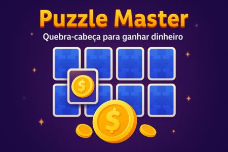 Puzzle Master: Quebra-Cabeça para Ganhar Dinheiro e Treinar o Cérebro