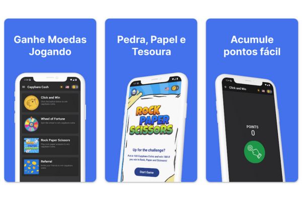 Joguinho para ganhar recompensas: Capivara Cash