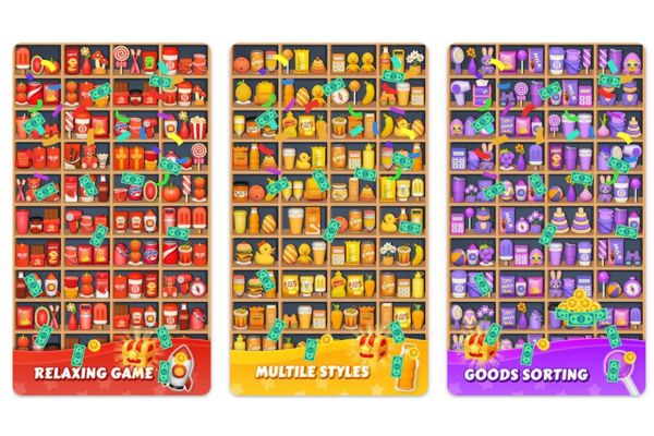 Renda extra com game Goods Match – Win Cash