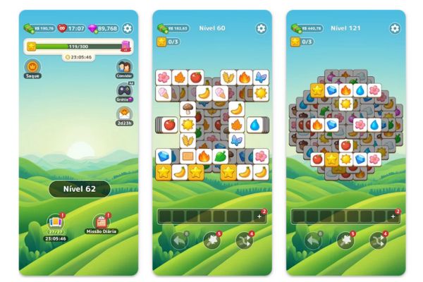 Joguinho para Lucrar: Tile World – Match 3 Puzzle